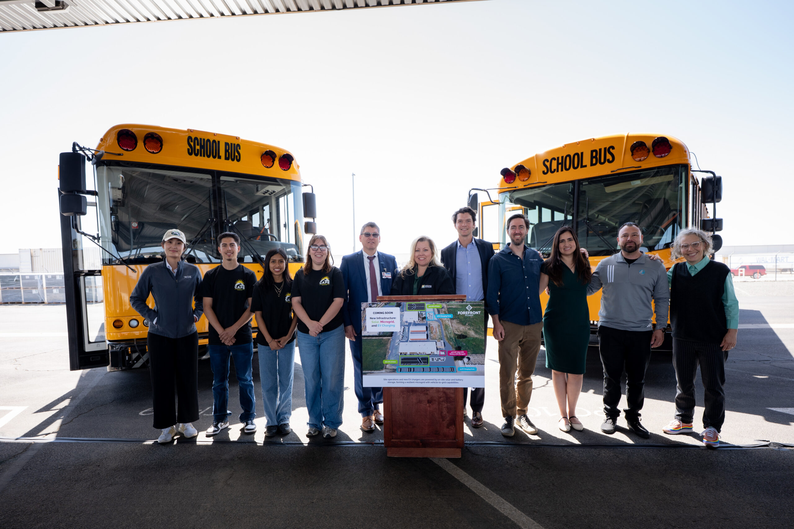 PUSD Electric Bus Summit Group Photo